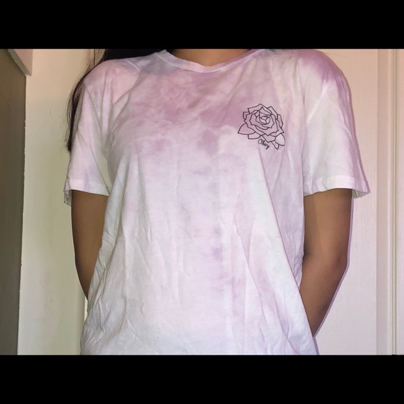 Vans Tops - White and Light Purple Tie Dye Vans shirt Vans Tops - White and Light Purple Tie Dye Vans shirt